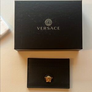 Versace Black Card Holder